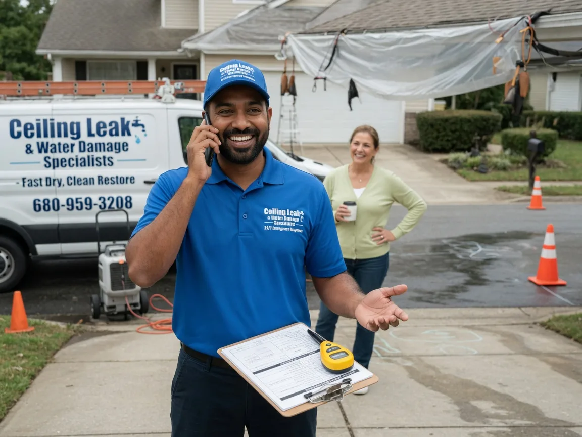 Ceiling Leak Cleanup Fort Worth, TX FAQs